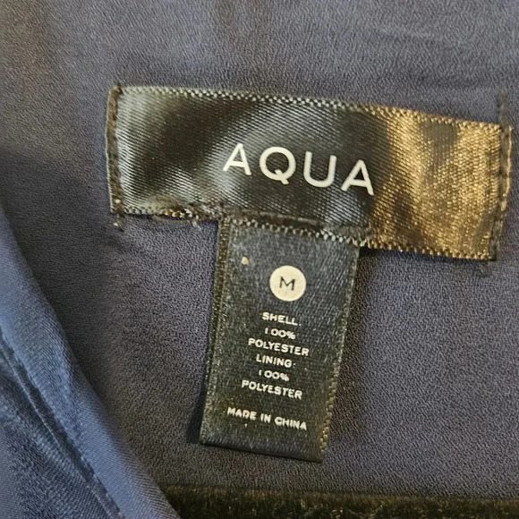 Aqua Ruffled Mini Dress - Picture 2 of 4